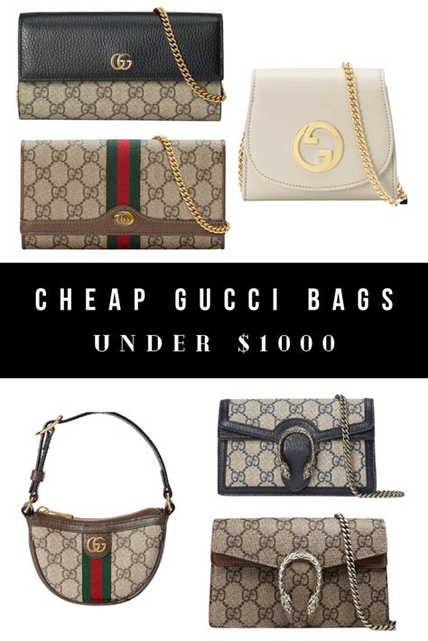 gucci bag under $1000|Gucci least expensive item.